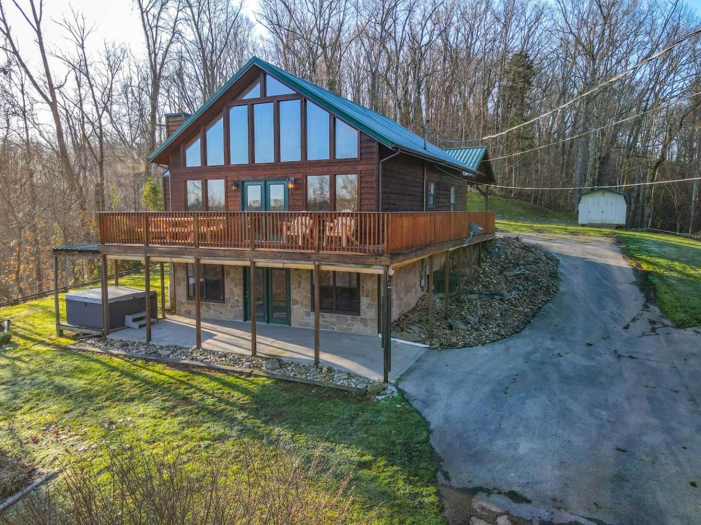 סביירוויל Dog Friendly! Views! Hot Tub! Close To Pf! Gsmnp מראה חיצוני תמונה